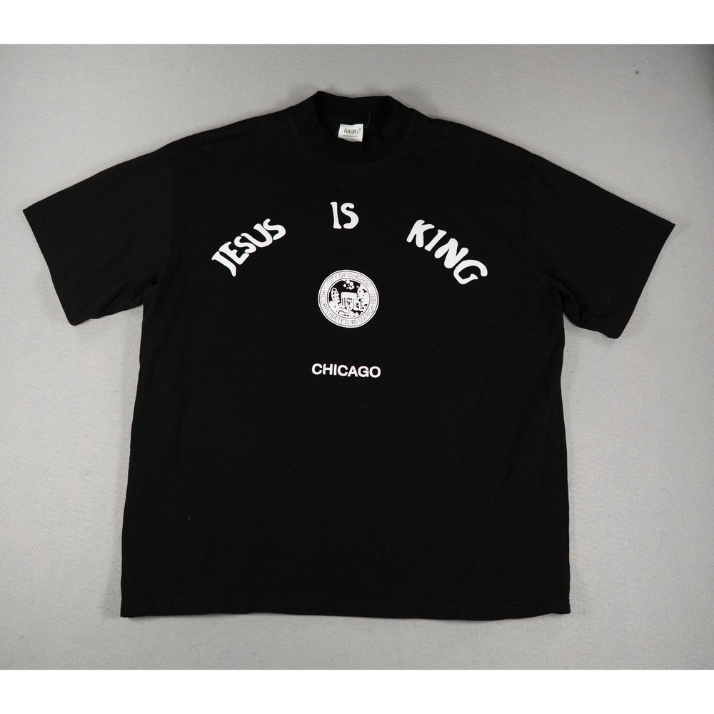 NAGRI The TXX Collection Jesus Is King Chicago T-Shirt Men's M Kanye West Style